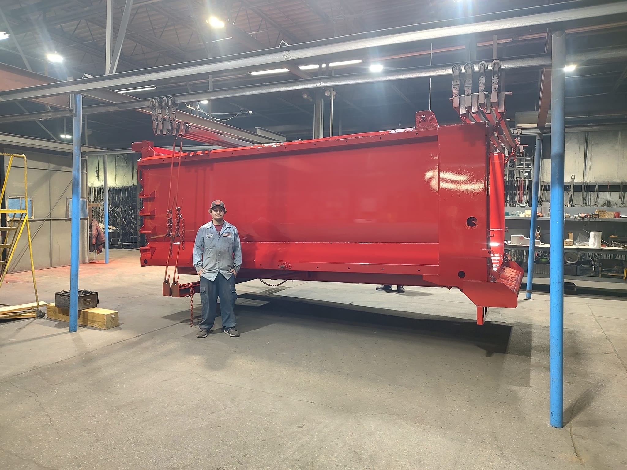Professional powder coating work